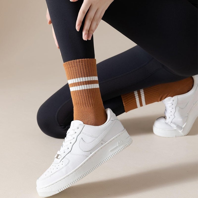 Soxbang 3/6 Pairs Cute Pilates Socks with Grips,Yoga Socks Barre Sock Non Slip Grip Embroidery for Barre Ballet Workout - Image 2